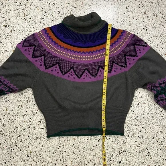 Vintage Cristina sweater turtleneck L large medium m - Picture 4 of 5
